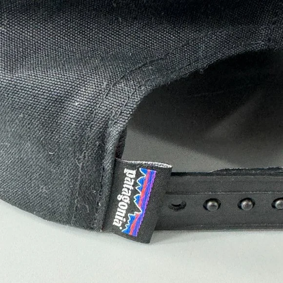 Patagonia P-6 Label Trad Cap, Black - Picture 5 of 12